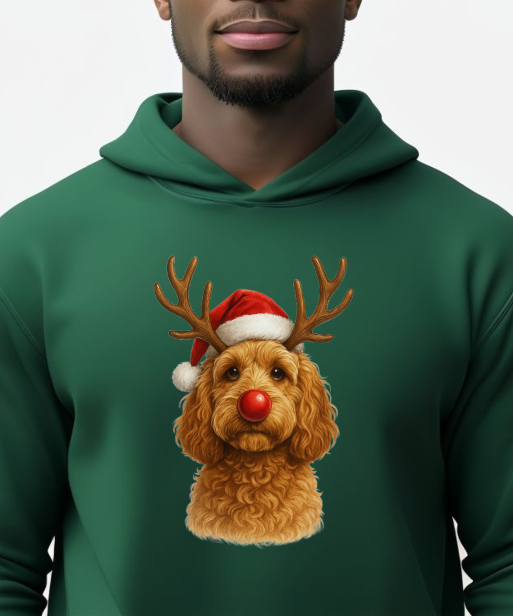 Christmas Goldendoodle - Unisex Hoodie